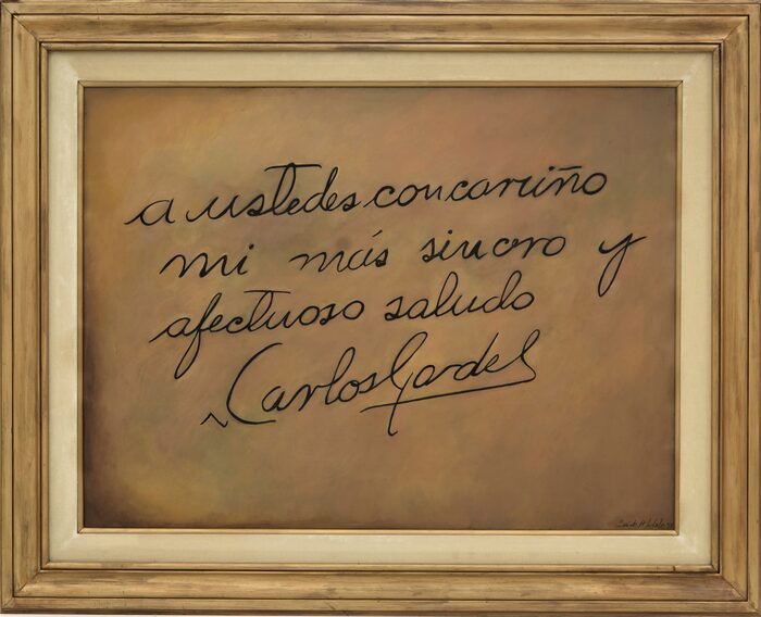 N°17 DEDICATION TO THE PUBLIC (Based on his dedicated postcards) 0,83cm x 1,02cm