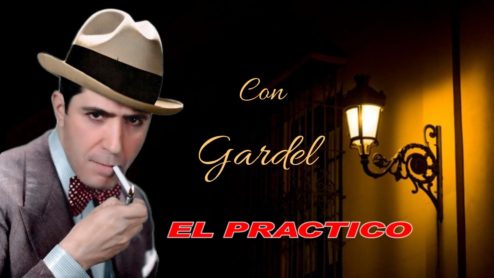 Afiche del documental Exhibiendo a Gardel