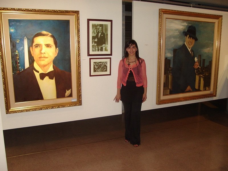 Saide entre sus obras