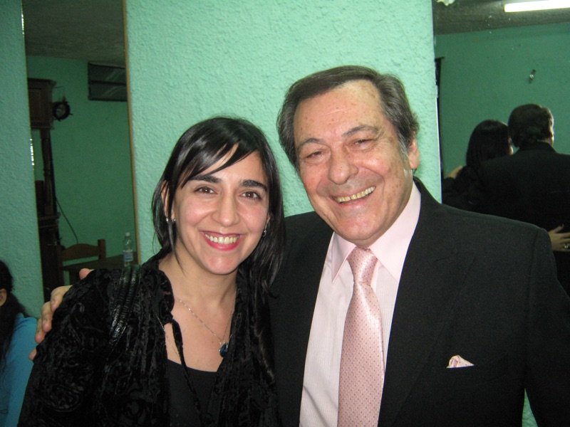 Saide Abdalá junto a Hugo Marcel en el festival de la Falda - Córdoba